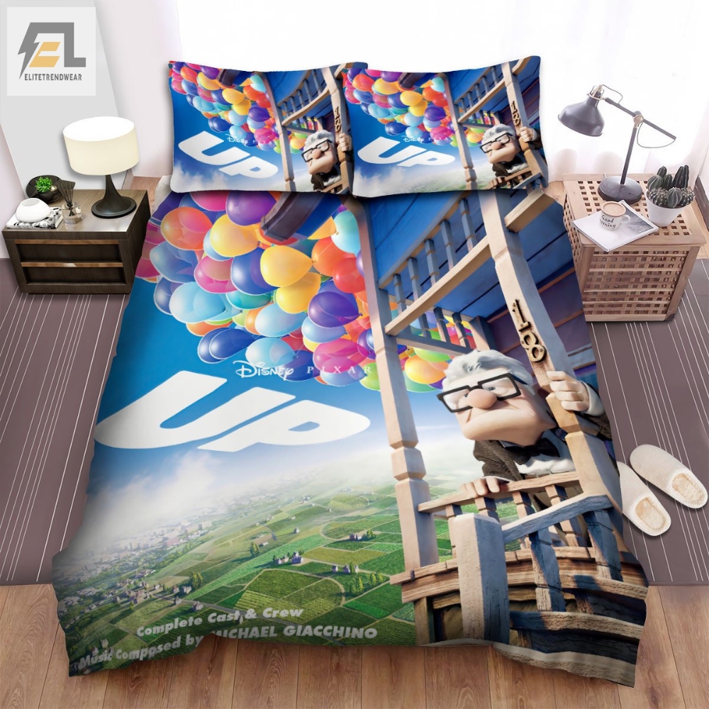 Up Movie Bed House With Balloon Photo Sheets Spread Comforter Duvet Cover Bedding Sets 