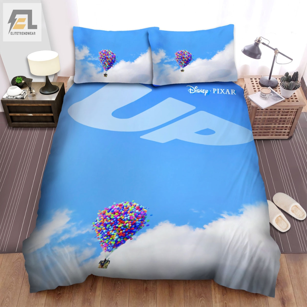 Up Movie Bed Blue Sky Photo Sheets Spread Comforter Duvet Cover Bedding Sets 