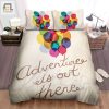 Up Colorful Balloons Adventure Is Out There Bed Sheets Spread Duvet Cover Bedding Sets elitetrendwear 1