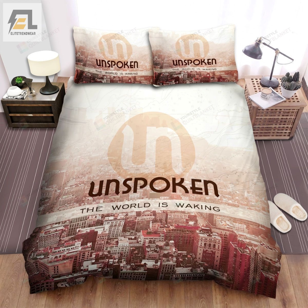 Unspoken Band The World Is Waking Bed Sheets Spread Comforter Duvet Cover Bedding Sets 