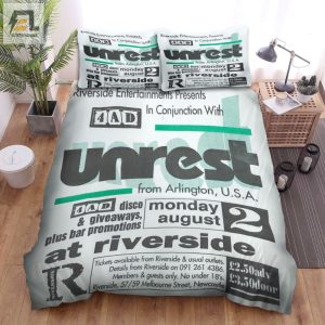 Unrest Poster Bed Sheets Spread Comforter Duvet Cover Bedding Sets elitetrendwear 1 1