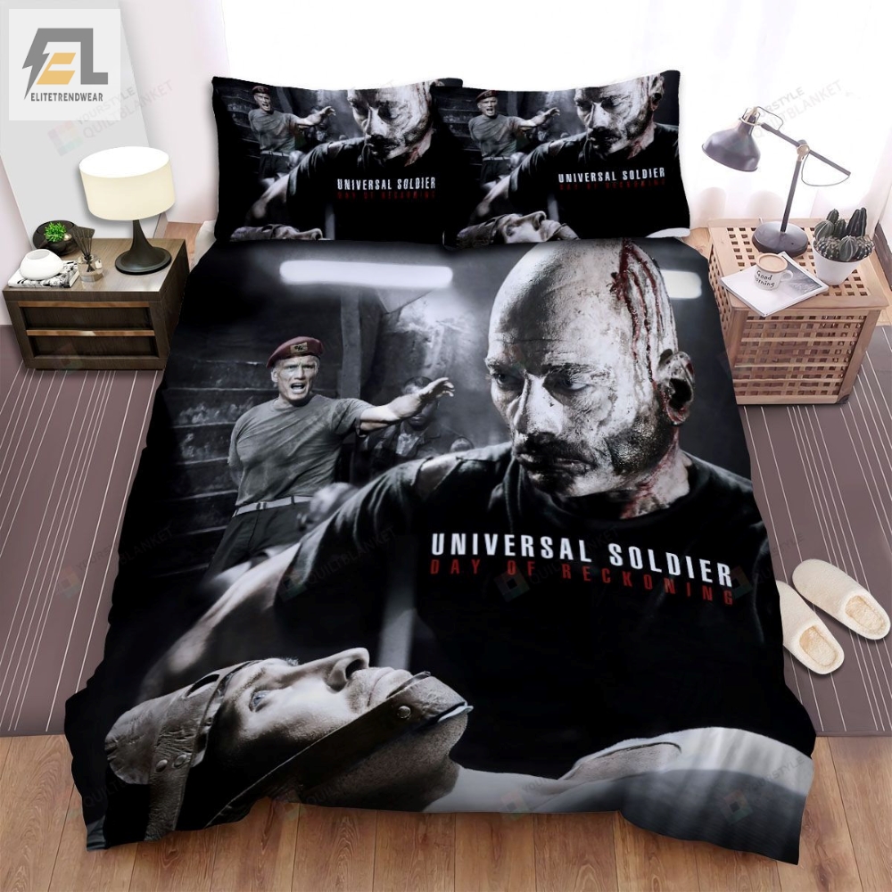 Universal Soldier Day Of Reckoning Movie Foresight Unlimited Bed Sheets Spread Comforter Duvet Cover Bedding Sets 