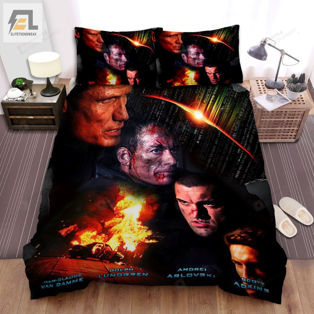 Universal Soldier Day Of Reckoning Movie Fictional Character Bed Sheets Spread Comforter Duvet Cover Bedding Sets 