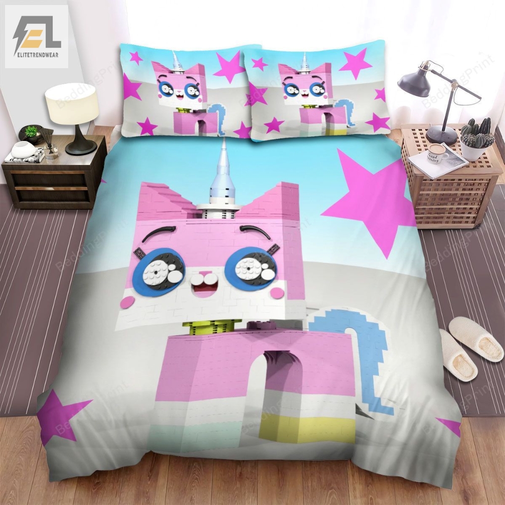 Unikitty Version Lego Bed Sheets Spread Duvet Cover Bedding Sets 