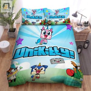 Unikitty The Cute Poster Bed Sheets Spread Duvet Cover Bedding Sets elitetrendwear 1 1