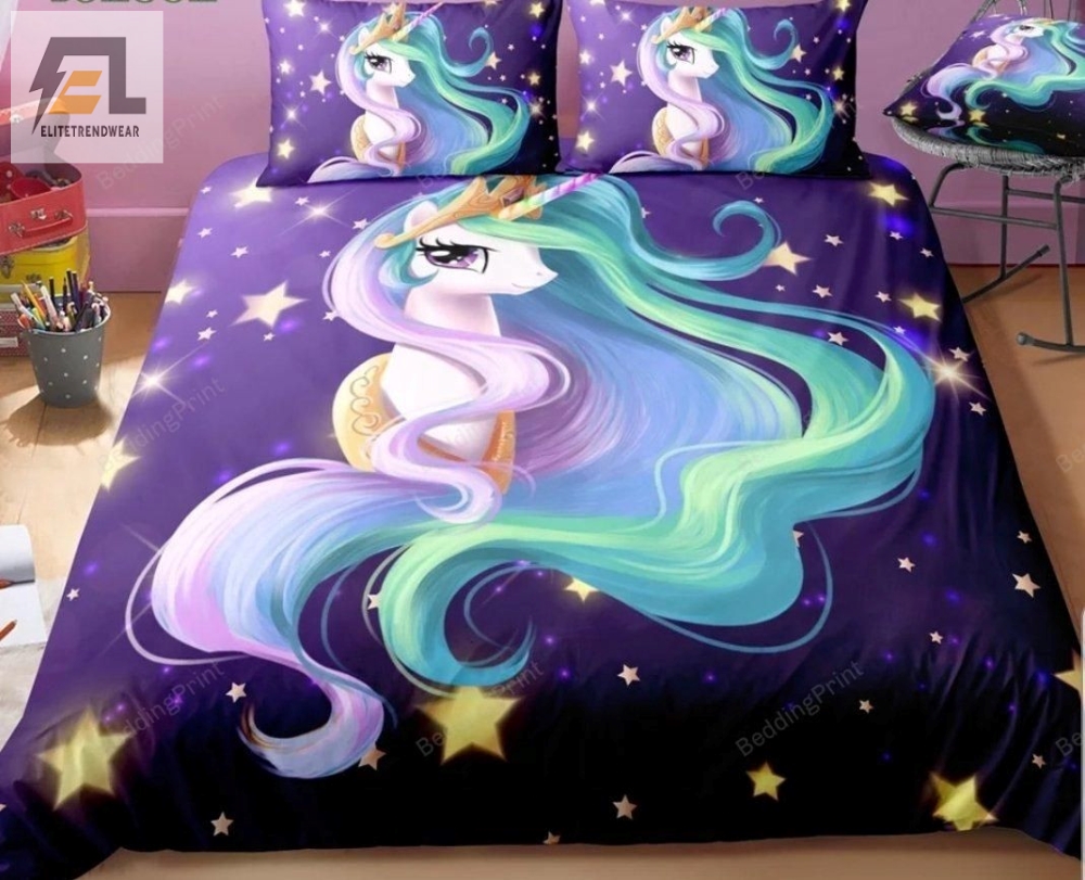 Unicorn Fairy Tale Bed Sheets Duvet Cover Bedding Sets 