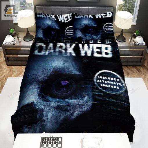 Unfriended Dark Web Poster Ver2 Bed Sheets Spread Comforter Duvet Cover Bedding Sets elitetrendwear 1 1