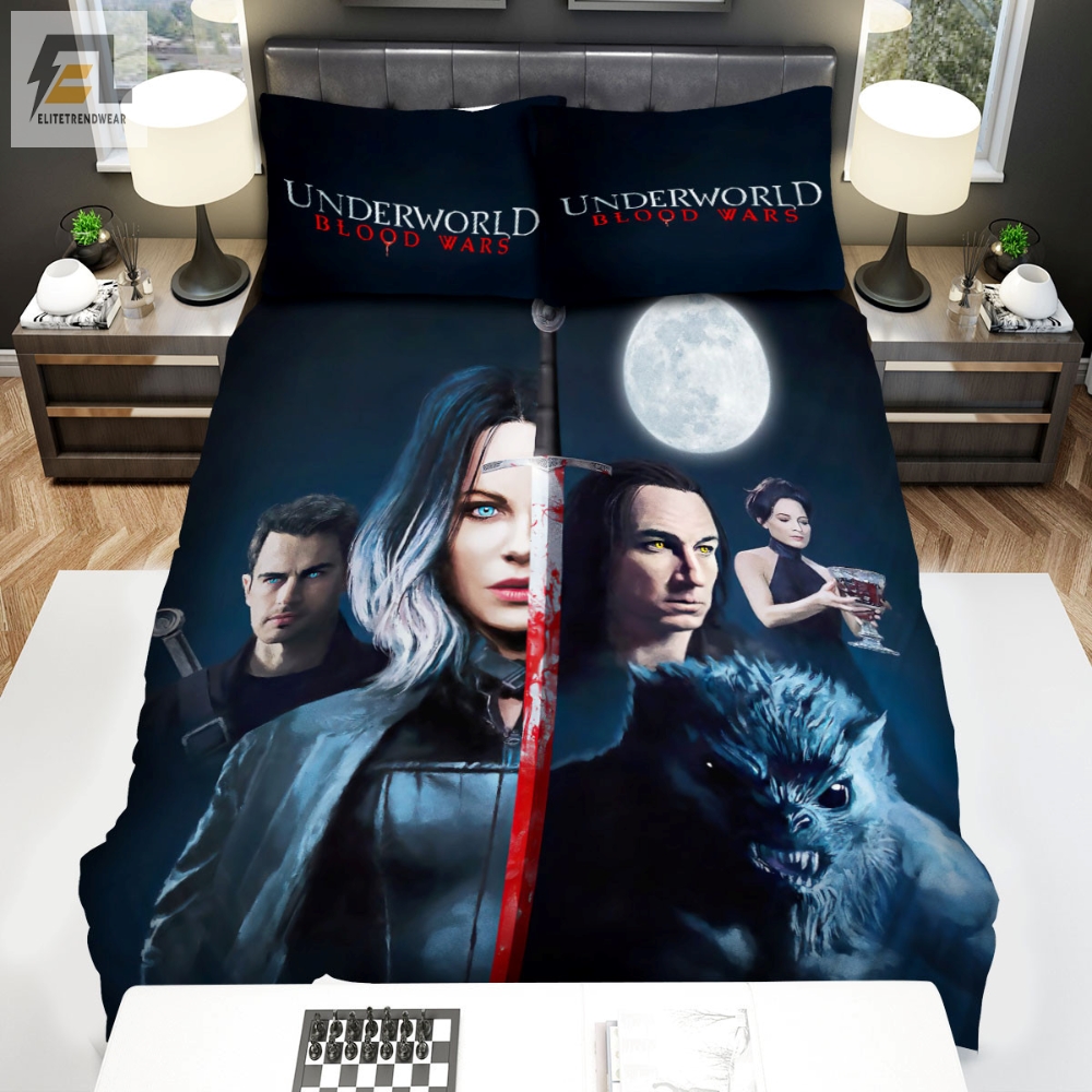 Underworld Blood Wars Movie Art Bed Sheets Spread Comforter Duvet Cover Bedding Sets Ver 5 