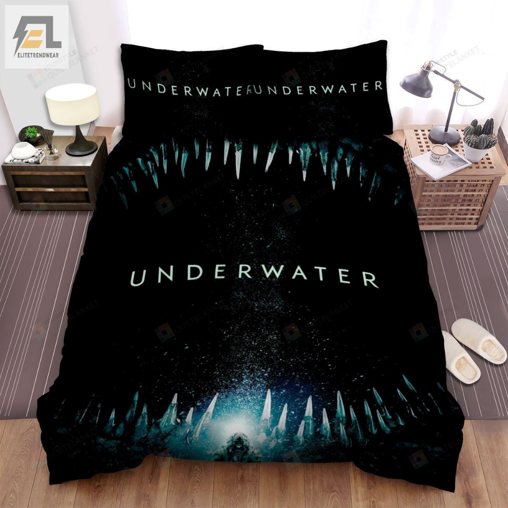 Underwater Poster Bed Sheets Spread Comforter Duvet Cover Bedding Sets 
