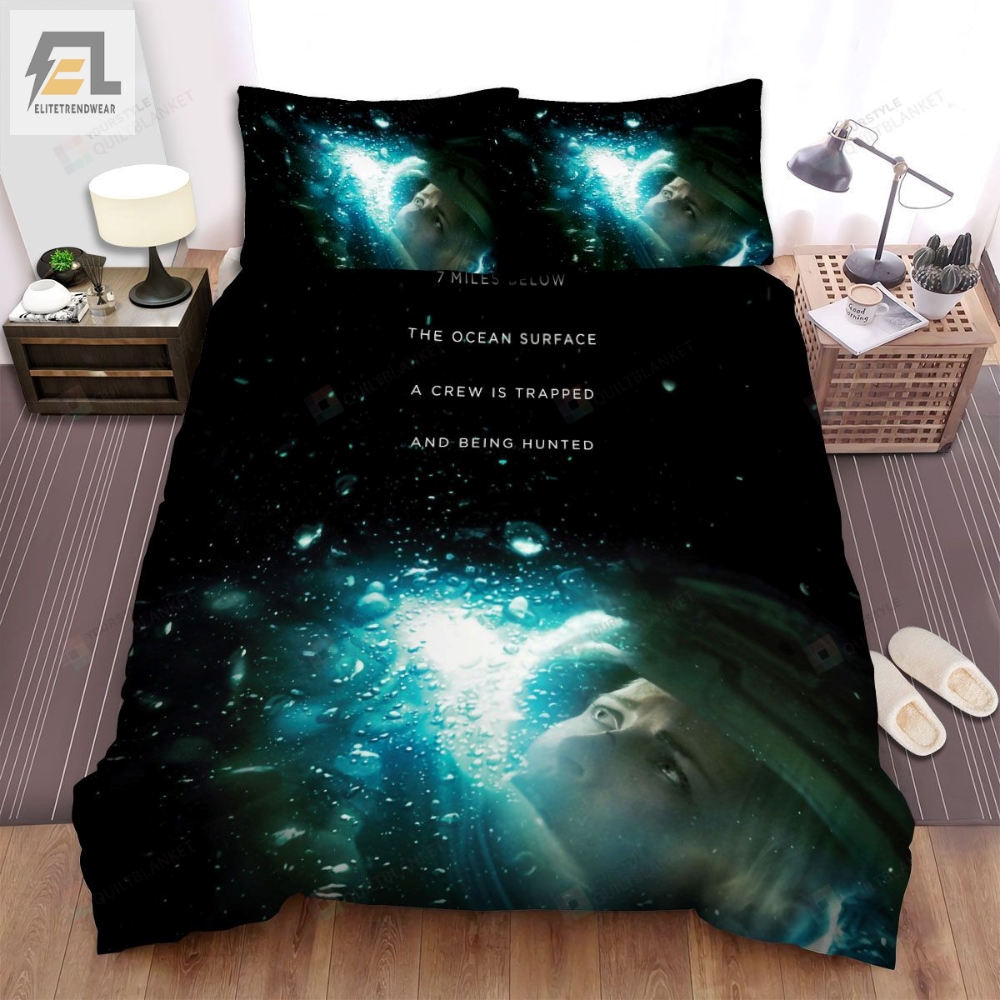 Underwater Poster 5 Bed Sheets Spread Comforter Duvet Cover Bedding Sets 
