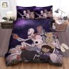 Undertale Characters Sitting Under The Night Sky Bed Sheets Spread Comforter Duvet Cover Bedding Sets elitetrendwear 1