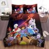 Undertale Characters In Cartoon Style Artwork Bed Sheets Spread Comforter Duvet Cover Bedding Sets elitetrendwear 1