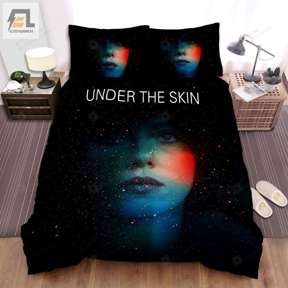 Under The Skin I Movie Galaxy Photo Bed Sheets Spread Comforter Duvet Cover Bedding Sets 