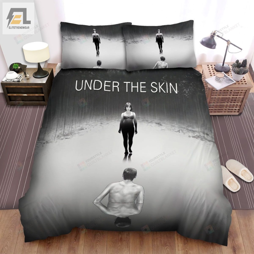 Under The Skin I Movie Face To Face Photo Bed Sheets Spread Comforter Duvet Cover Bedding Sets 