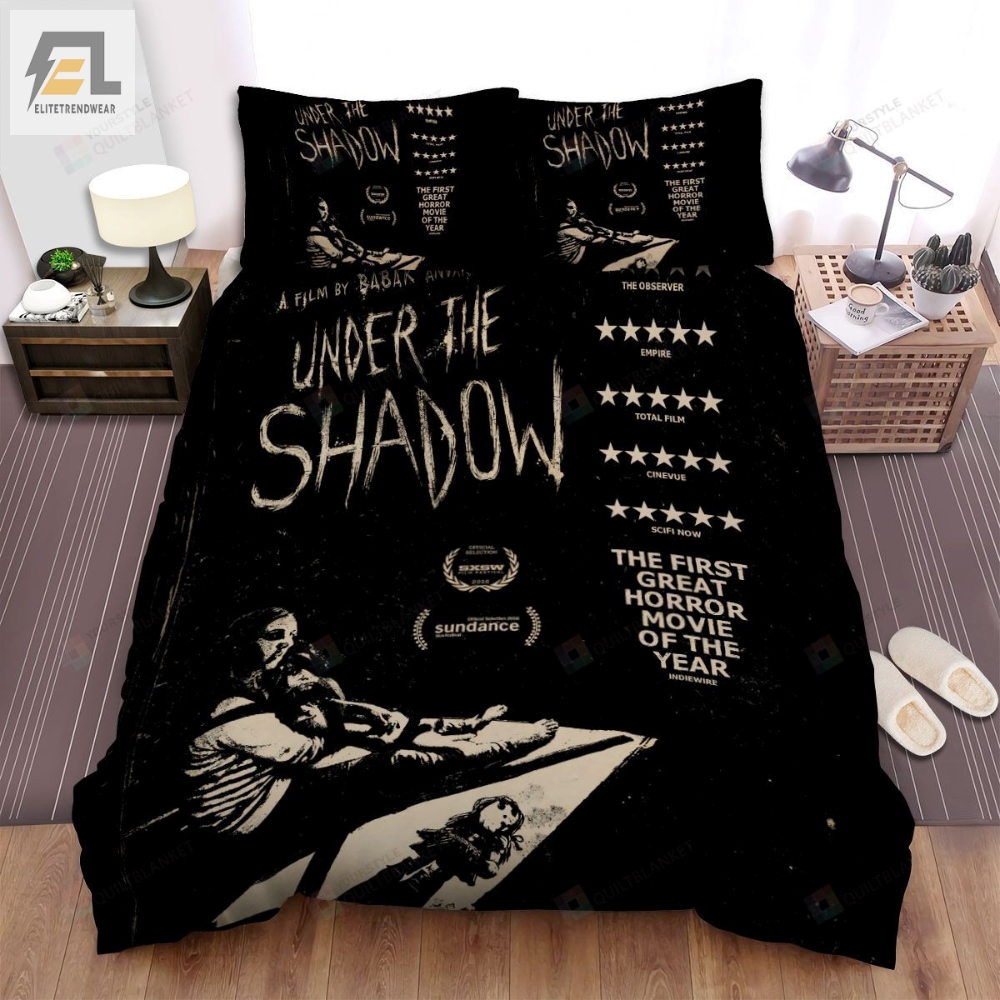 Under The Shadow Movie The First Great Horror Movie Of The Year Bed Sheets Spread Comforter Duvet Cover Bedding Sets 
