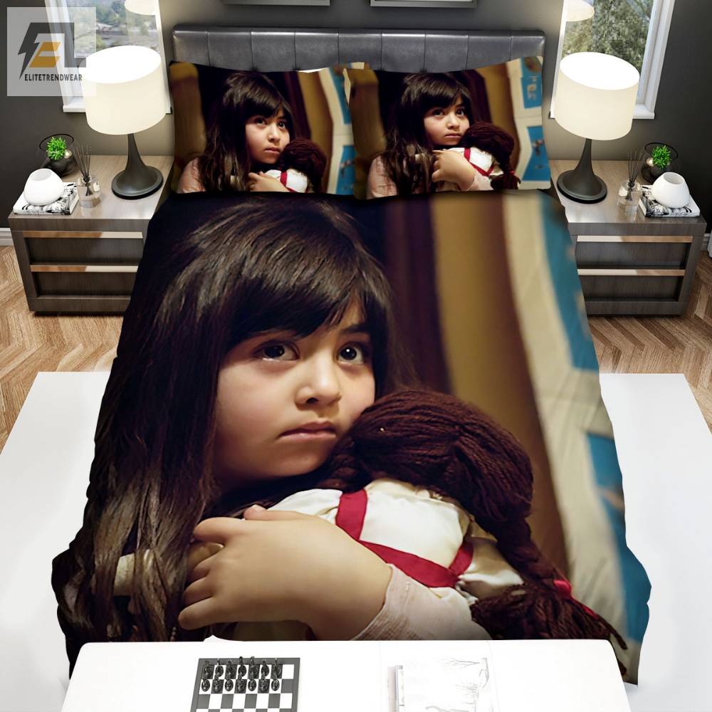 Under The Shadow Movie Kid Holds Doll Scene Bed Sheets Spread Comforter Duvet Cover Bedding Sets 