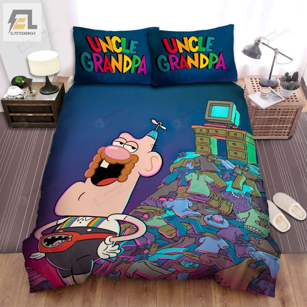 Uncle Grandpa Solo Poster Bed Sheets Spread Duvet Cover Bedding Sets 