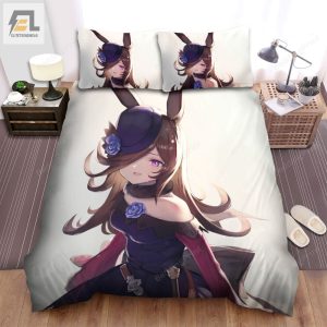 Umamusume Pretty Derby Rice Shower In Tears Artwork Bed Sheets Spread Duvet Cover Bedding Sets elitetrendwear 1 1