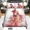 Umamusume Pretty Derby Rice Shower In Pink Artwork Bed Sheets Spread Duvet Cover Bedding Sets elitetrendwear 1