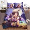 Umamusume Pretty Derby Rice Shower In Halloween Costume Bed Sheets Spread Duvet Cover Bedding Sets elitetrendwear 1