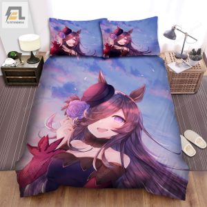 Umamusume Pretty Derby Rice Shower At Sunset Artwork Bed Sheets Spread Duvet Cover Bedding Sets elitetrendwear 1 1