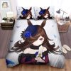 Umamusume Pretty Derby Rice Shower Little Sword Artwork Bed Sheets Spread Duvet Cover Bedding Sets elitetrendwear 1