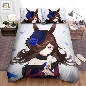 Umamusume Pretty Derby Rice Shower Little Sword Artwork Bed Sheets Spread Duvet Cover Bedding Sets elitetrendwear 1 1