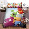 Ugly Dolls Original Movie Poster Bed Sheets Spread Duvet Cover Bedding Sets elitetrendwear 1