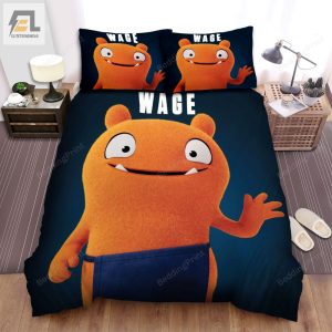 Ugly Dolls Friendly Wage Poster Bed Sheets Spread Duvet Cover Bedding Sets elitetrendwear 1 1