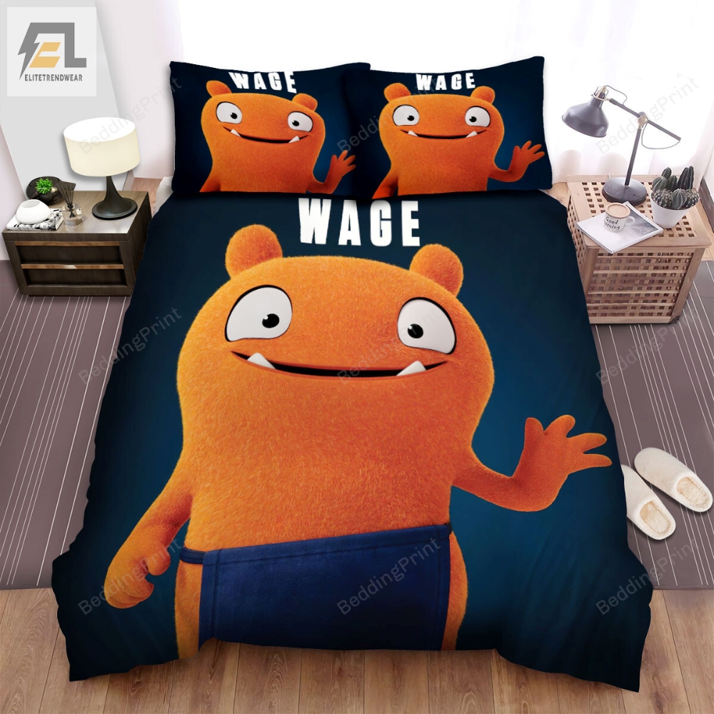 Ugly Dolls Friendly Wage Poster Bed Sheets Spread Duvet Cover Bedding Sets 