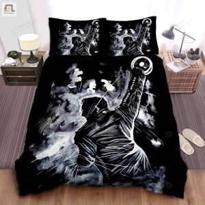 U2 The Band Plays On Art Bed Sheet Spread Comforter Duvet Cover Bedding Sets elitetrendwear 1 1