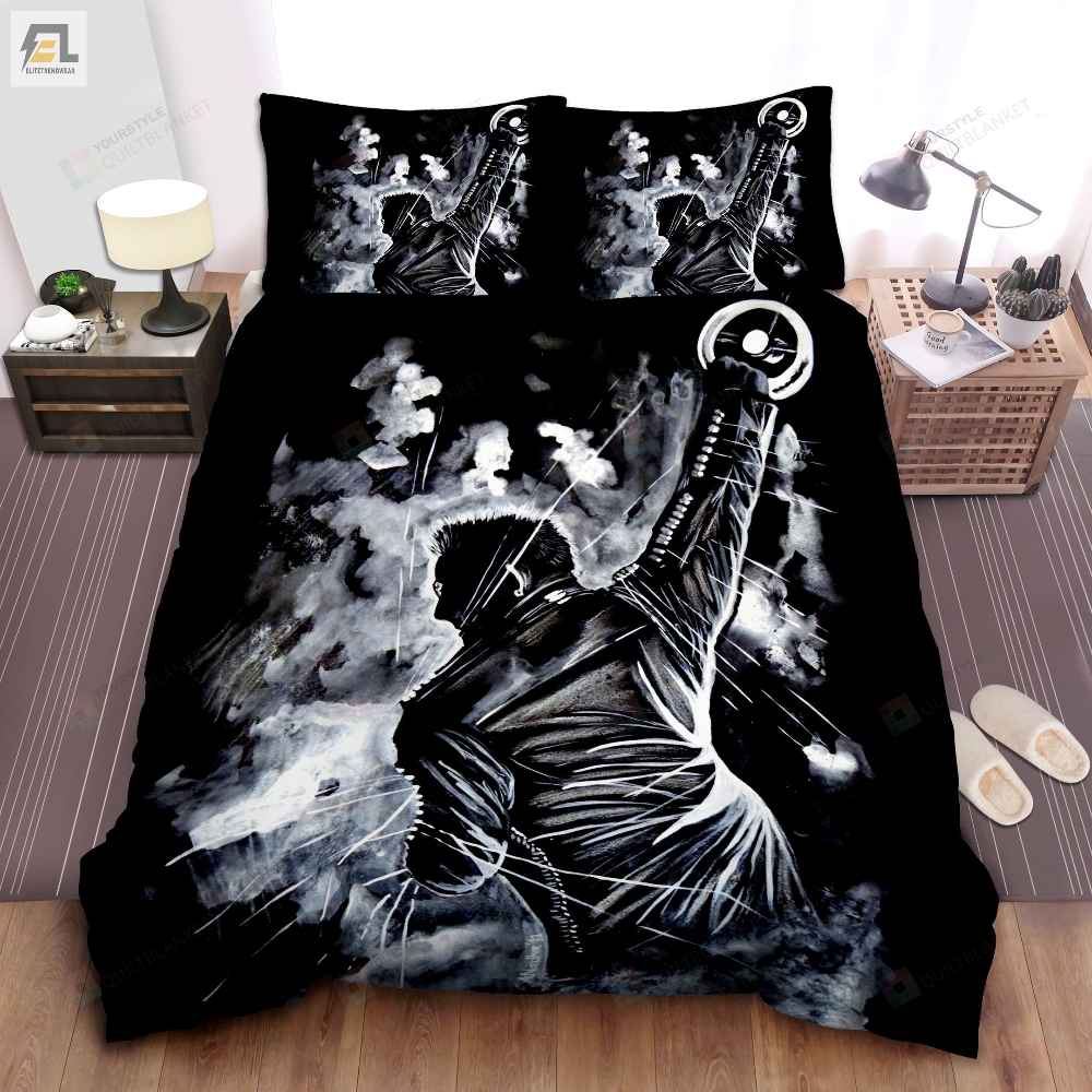 U2 The Band Plays On Art Bed Sheet Spread Comforter Duvet Cover Bedding Sets 