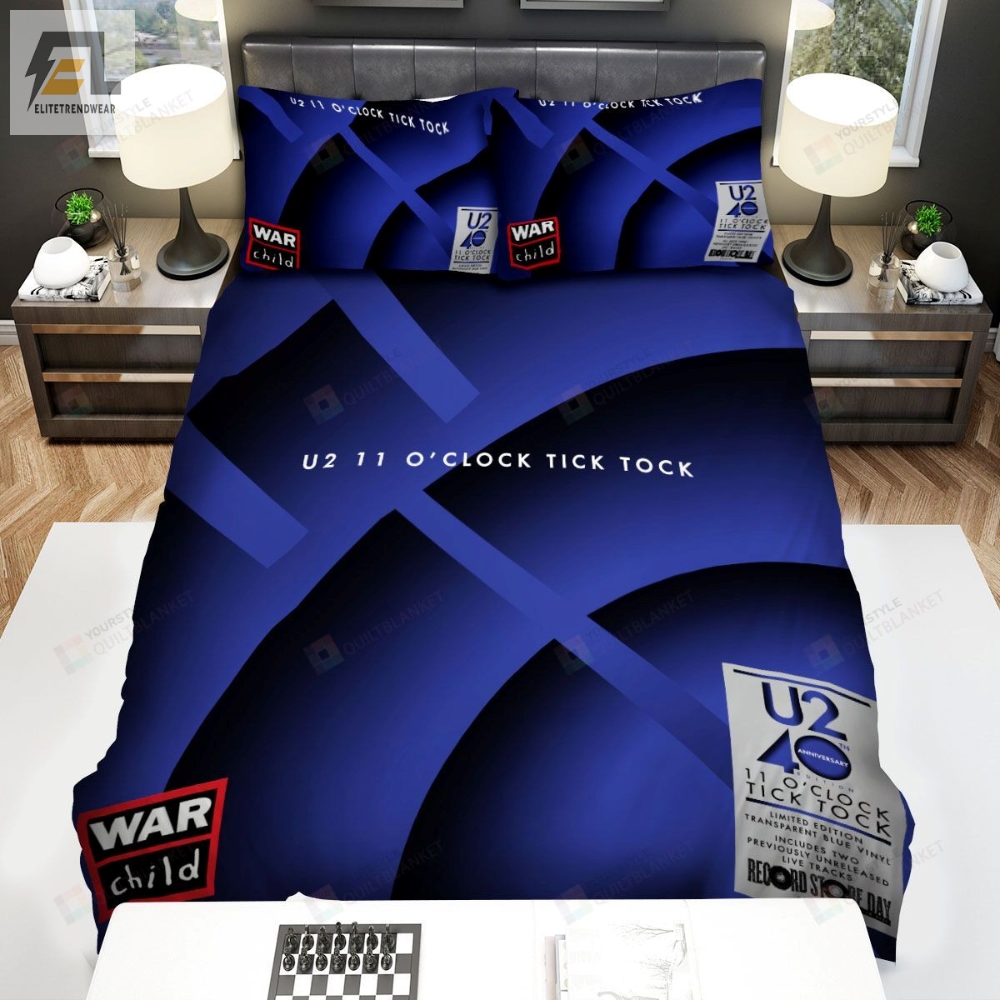 U2 Single Cover 11 Oâclock Tick Tock Bed Sheets Spread Comforter Duvet Cover Bedding Sets 