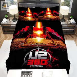 U2 Album Cover U2 360 Bed Sheets Spread Comforter Duvet Cover Bedding Sets elitetrendwear 1 1