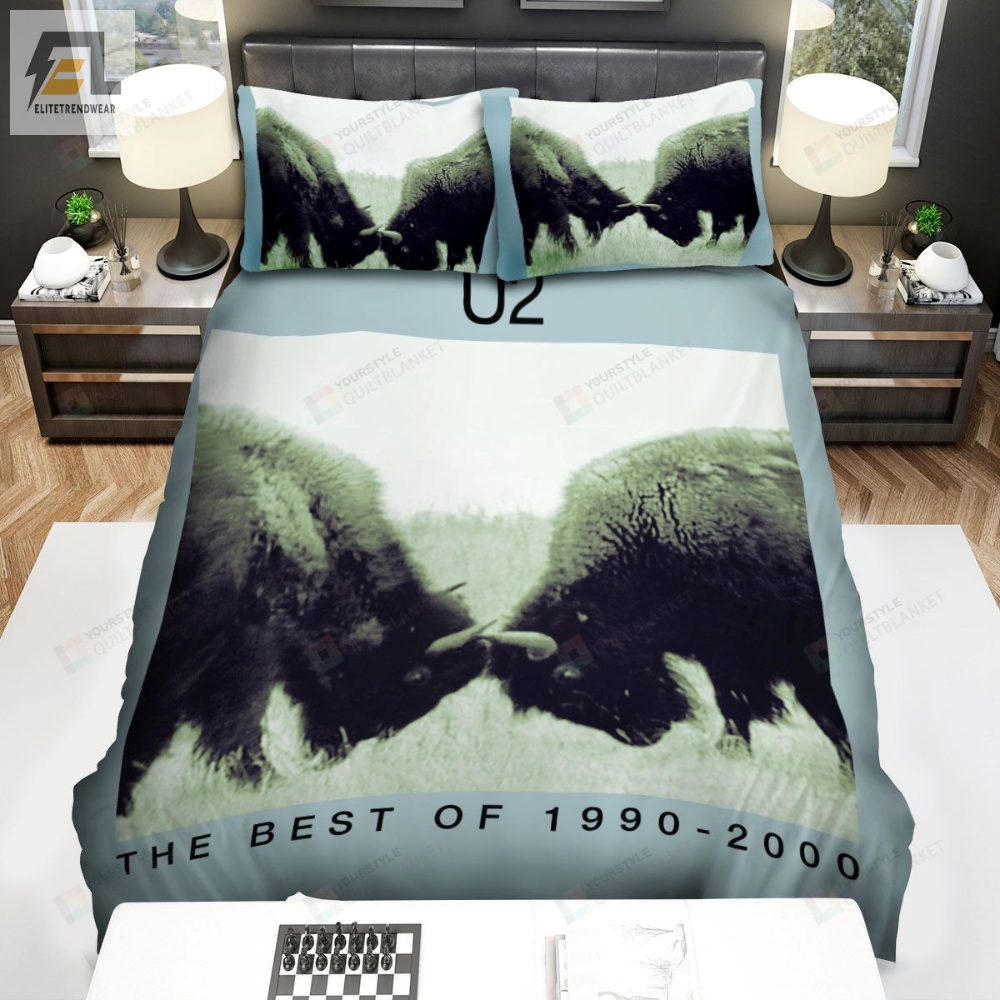 U2 Album Cover The Best Of 19902000 Bed Sheets Spread Comforter Duvet Cover Bedding Sets 