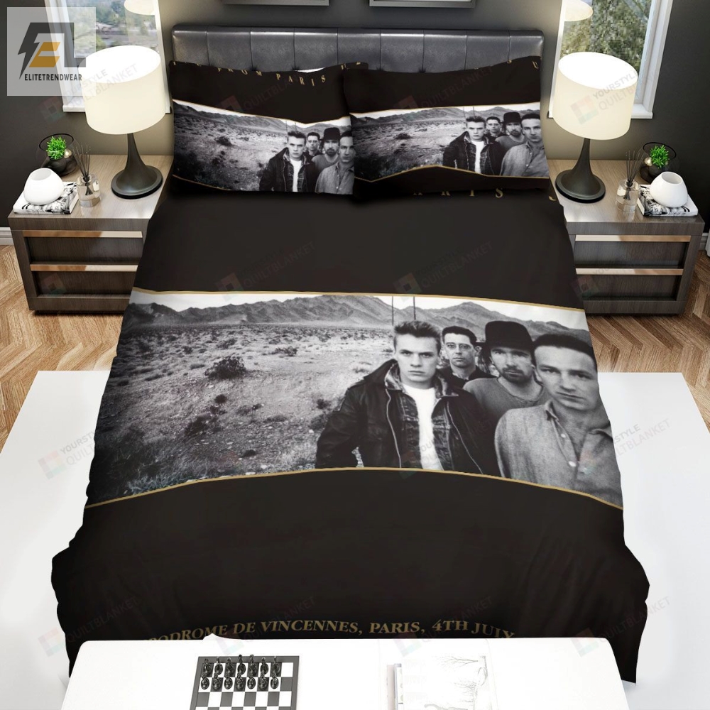 U2 Album Cover The Joshua Tree Bed Sheets Spread Comforter Duvet Cover Bedding Sets 