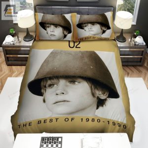 U2 Album Cover The Best Of 19801990 Bed Sheets Spread Comforter Duvet Cover Bedding Sets elitetrendwear 1 1