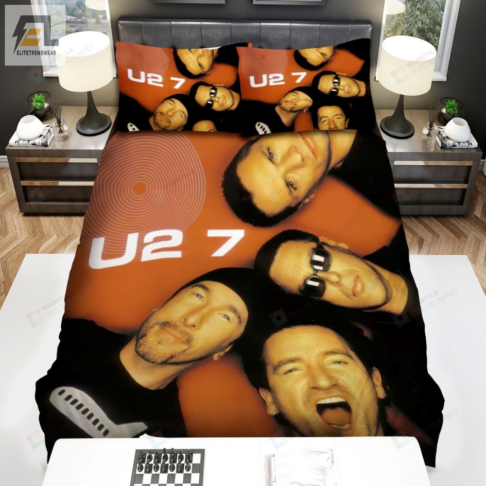 U2 Album Cover 7 Bed Sheets Spread Comforter Duvet Cover Bedding Sets 