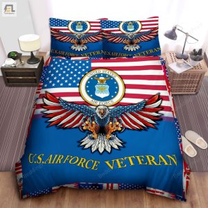 U.S. Air Force Veteran Bed Sheets Duvet Cover Bedding Sets elitetrendwear 1 1