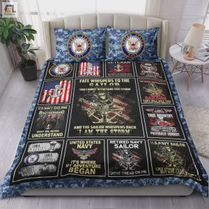 U.S Navy Sailor Like Other Veterans But Cooler Bed Sheets Duvet Cover Bedding Sets elitetrendwear 1 1