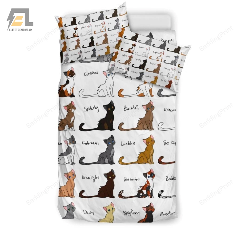 Types Of Cat Bed Sheets Duvet Cover Bedding Sets 