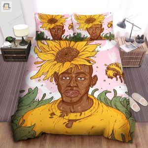 Tyler The Creator Album Flower Boy Artwork Bed Sheets Spread Comforter Duvet Cover Bedding Sets elitetrendwear 1 1