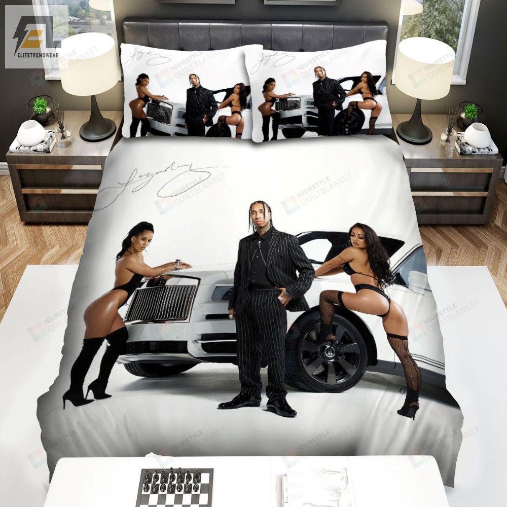 Tyga  Sexy Girls In Legendary Album Art Cover Bed Sheets Spread Duvet Cover Bedding Sets 
