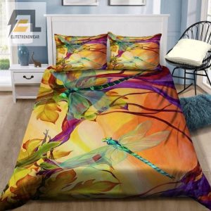 Two Dragonfly Vintage Duvet Cover Bedding Set elitetrendwear 1 1