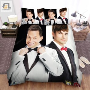 Two And A Half Men 2003A2015 The Final Season Poster Bed Sheets Duvet Cover Bedding Sets elitetrendwear 1 1