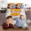 Two And A Half Men 2003A2015 Movie Poster 4 Bed Sheets Duvet Cover Bedding Sets elitetrendwear 1