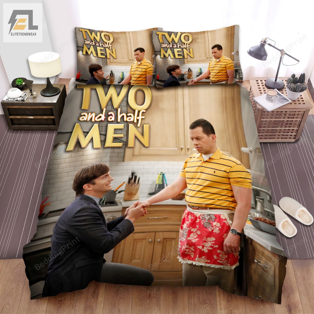 Two And A Half Men 2003Â2015 Movie Poster 3 Bed Sheets Duvet Cover Bedding Sets 