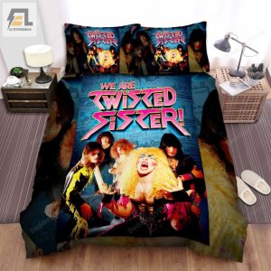 Twisted Sister We Are Twisted Sister Wallpaper Bed Sheets Duvet Cover Bedding Sets elitetrendwear 1 1