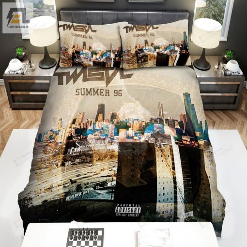 Twista Summer 96 Album Cover Bed Sheets Spread Comforter Duvet Cover Bedding Sets elitetrendwear 1 1
