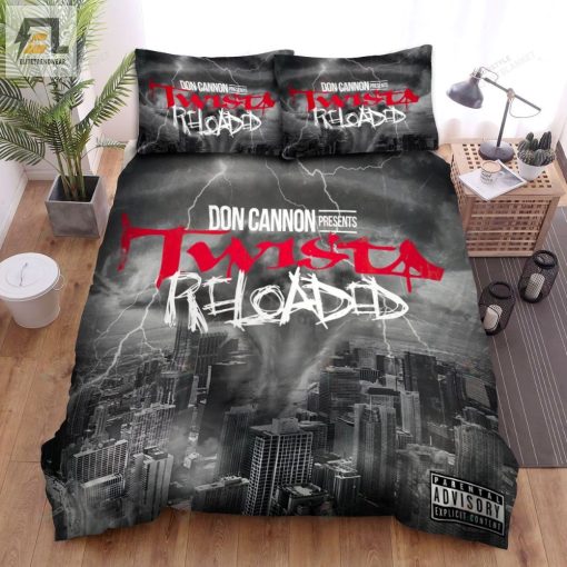 Twista Reloaded Album Cover Bed Sheets Spread Comforter Duvet Cover Bedding Sets elitetrendwear 1
